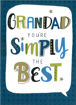 Picture of GRANDAD YOURE SIMPLY THE BEST CARD